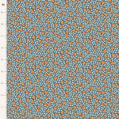 Tilda Fabrics Bellflower Prussian  TIL110133