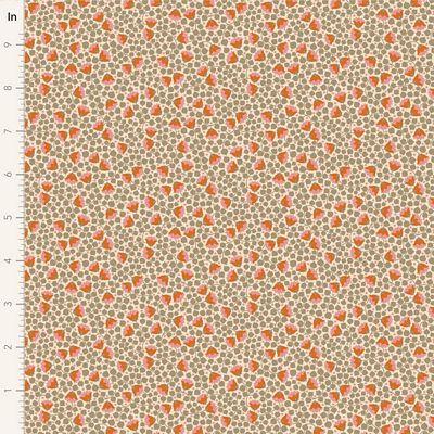 Tilda Fabrics Bellflower Sand  TIL110134