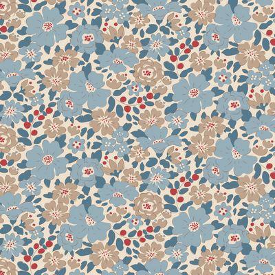 Tilda Fabrics Creating Memories Harper Blue TIL130128