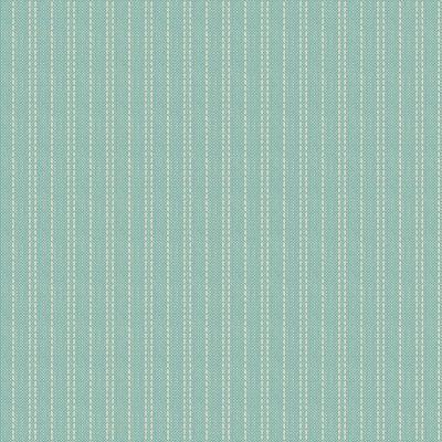 Tilda Fabrics Creating Memories Wove Pinstripe  Teal  TIL160060