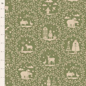 Tilda Fabrics Merry Little Christmas Paperscenes Artichoke  TIL100635