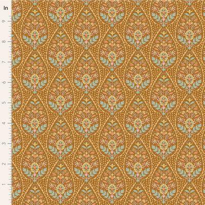 Tilda Fabrics Sanctuary  Adina Ochre  TIL100566-V15