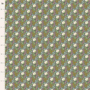 Tilda Fabrics Sanctuary  Cottonfield Greygreen  TIL100579-V15