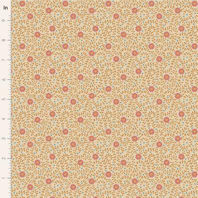 Tilda Fabrics Sanctuary  Daisydream Tan  TIL100568-V15