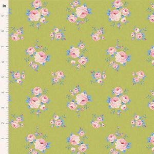 Tilda Fabrics Sunday Brunch Mille Lime 100582