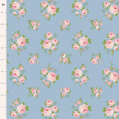 Tilda Fabrics Sunday Brunch Mille Sky 100599