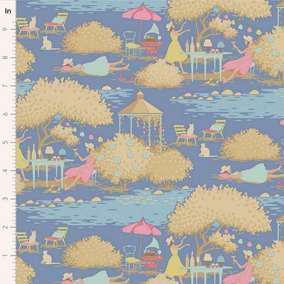 Tilda Fabrics Sunday Brunch Sunday Brunch Blue 100596