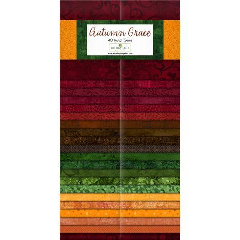 Wilmington Prints Autumn Grace 40 Karat Gems Jelly Roll 40 strips 2.5