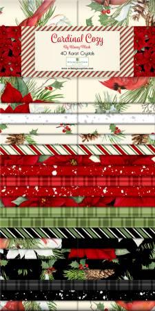 Wilmington Prints Cardinal Cozy Jelly Roll 840-822-840