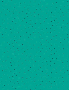 Wilmington Prints Classics Pindots Dark Teal on Teal 1817-39131-747