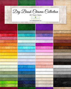 Wilmington Prints Dry Brush Chroma Collection 2.5" Strips 76 pieces