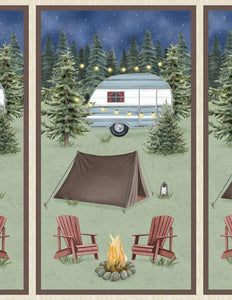 Wilmington Prints Evergreen Escape 36x44" panel Multi 3059-20059-742