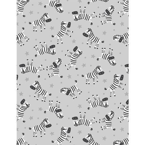Wilmington Prints Hello Sunbeam  Zebra Toss Gray 3054 24505 991