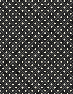 Wilmington Prints Midnight Haunting Diamonds Black 3008-96488-919