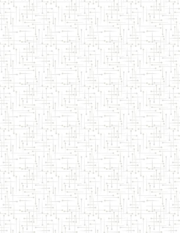 Wilmington Prints Sew Happy 2  Pins on White 1817-39156-100