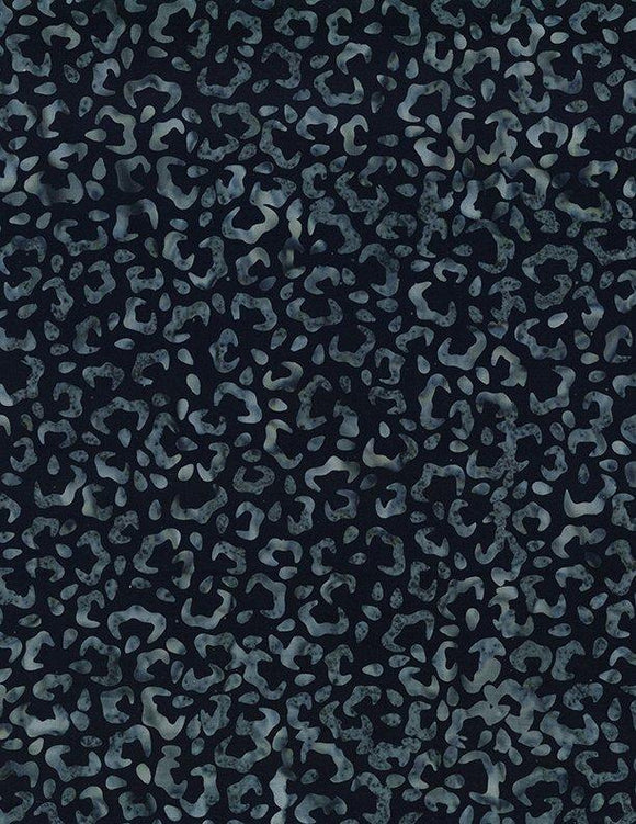 Wilmington Prints Starlight Black Cheetah Prints  Batik 22291-944
