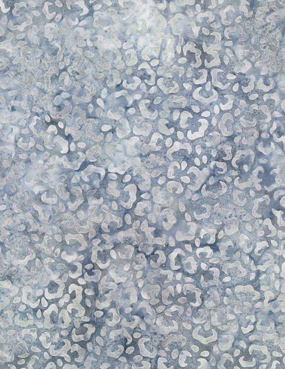 Wilmington Prints Starlight Blue Cheetah Print  Batik 22291-441