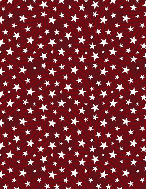 Wilmington Prints Stars of Valor Stars and Stripes All Over Red 3028 30089 331