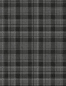 Wilmington Prints Sunflower Splendor Plaid Black  3023-83332-999
