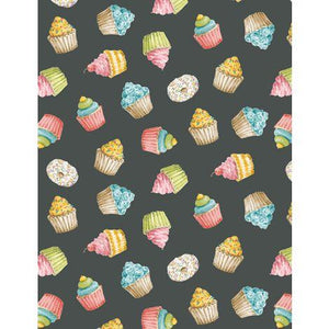 Wilmington Prints Sweet Little Pleasures Sweets Toss Black 3041-17829-943