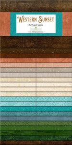 Wilmington Prints Sweet Western Sunset Essentials 40 Karat Gems 40 pieces 2.5"xwidth of fabric 842-