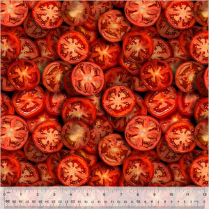 Windham Fabrics A La Carte Tomato Tomahtoe  Red 54401D-1
