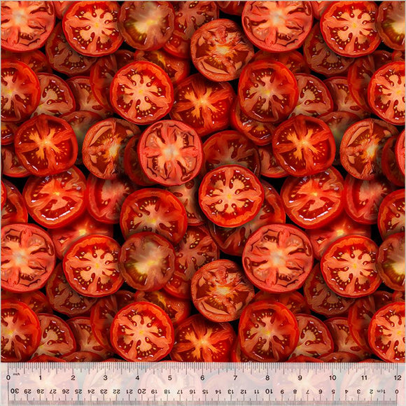 Windham Fabrics A La Carte Tomato Tomahtoe  Red 54401D-1