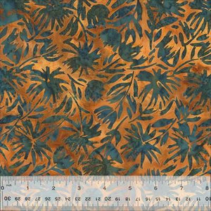 Windham Fabrics Dapper Garden Honey  Batik Cotton 2853Q-X