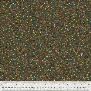 Windham Fabrics Enchanted Woods Branches Charcoal 54522-7