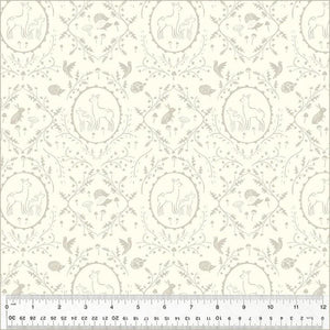 Windham Fabrics Forest Tales Dainty Damask 54442-2 Ivory