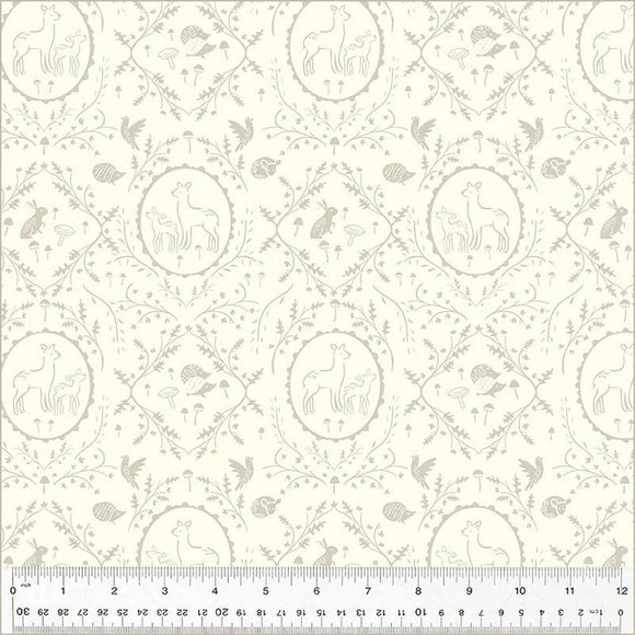 Windham Fabrics Forest Tales Dainty Damask 54442-2 Ivory