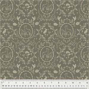 Windham Fabrics Forest Tales Dainty Damask 54442-4 Mushroom