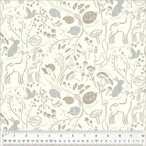Windham Fabrics Forest Tales Forest  Floor 54441-2 Ivory