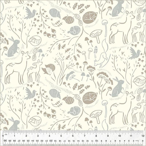 Windham Fabrics Forest Tales Forest  Floor 54441-2 Ivory