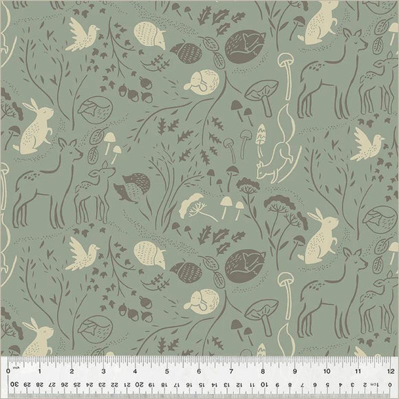 Windham Fabrics Forest Tales Forest  Floor 54441-3 Eucalyptus