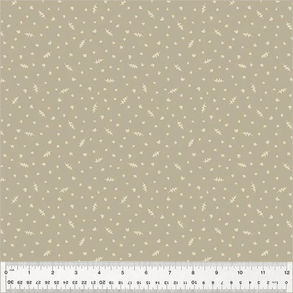 Windham Fabrics Forest Tales Leaf Sprinkle  54445-1 Taupe