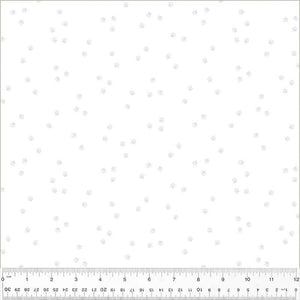 Windham Fabrics Frosting Puppy Paws White on White 54602-1