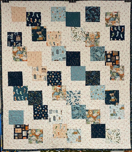 Zig Zag Quilt Kit finished size 40.5"x46.5" pattern by Me & My Sisters