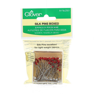 100 Count 1.25" Silk Glasshead Pins Size 30 2501CV
