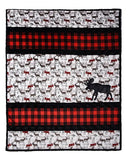 A Moose D Kit Finished Size 58" x 58" A Cuddle Kit from Shannon Fabrics