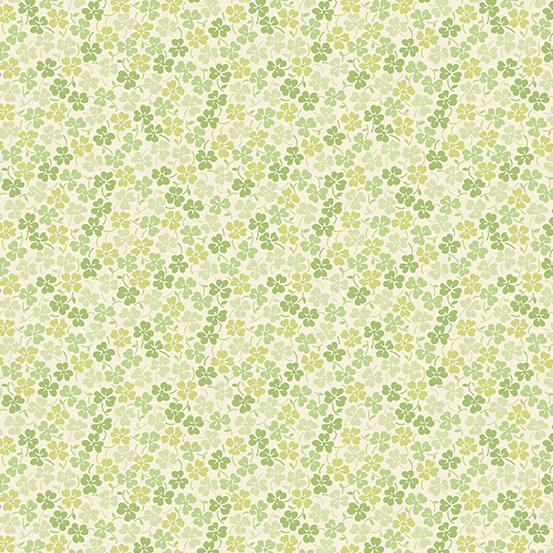Andover Fabrics Lucky Charms White  Clover Field  A-414-L