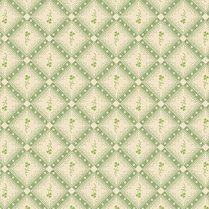 Andover Fabrics Lucky Charms White Clover Plaid  A-412-L