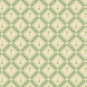 Andover Fabrics Lucky Charms White Clover Plaid  A-412-L