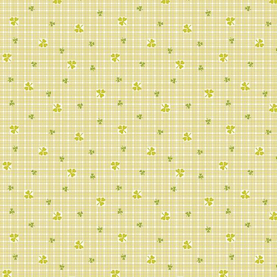 Andover Fabrics Lucky Charms White Clover Shirting  A-416-L