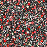 Andover Fabrics Pamper by Makower UK Floral Black TP-2313-S