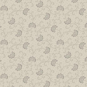 Andover Fabrics Trinkets Floral Lace Parchment  A-9821-C