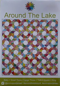 Around the Lake Quilt Pattern by Emma Jean Jansen multiple size options