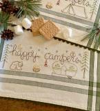 Bareroots Happy Campers Dishtowels Embroidery Kit 258K 03E