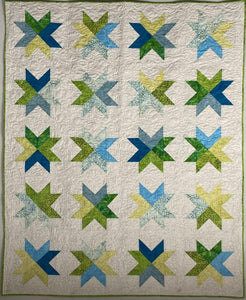 Beaming Quilt Kit - Finished Size 58" x 72" pattern by Homemade Emily Jane