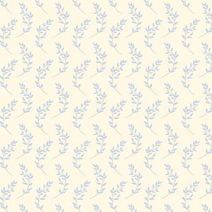 Benartex Fabrics Sweet Dreams Flannel Dreamy Leaf Buttercream 12492F-03